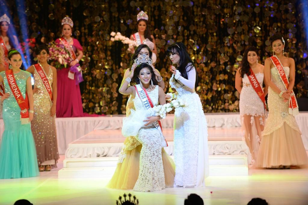 Nicolene Limsnukan gets crowned Miss Teen Asia in Redondo Beach.