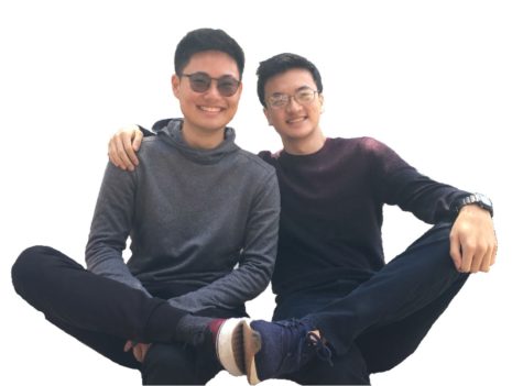 Class of ‘19 Valedictorian Ryan Vuong and Salutatorian Justin Wei Are All Smiles After All Their Hard Work