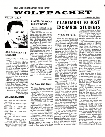 Wolfpacket September 15, 1958