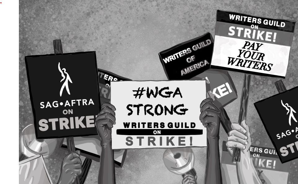 WGA-SAG+Strike+Strikes+Out+Shows